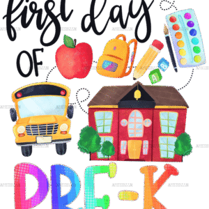 1st Day Of Pre-K DTF Transfer