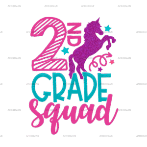 2nd Grade Squad DTF Transfer