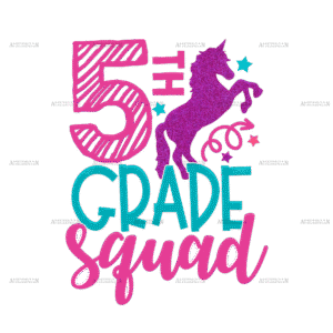 5th Grade Squad DTF Transfer