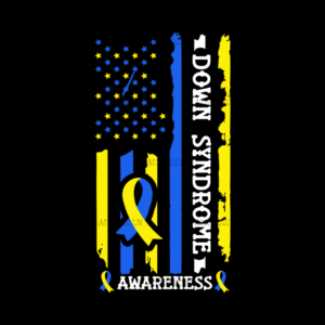 American Flag Down Syndrome-9 DTF Transfer