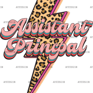 Assistant Principal Bolt  DTF Transfer