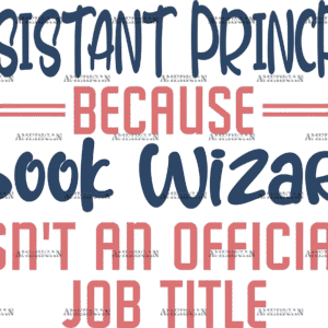 Assistant Principal Book Wizard DTF Transfer