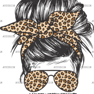 Assistant Principal Messy Bun-2 DTF Transfer