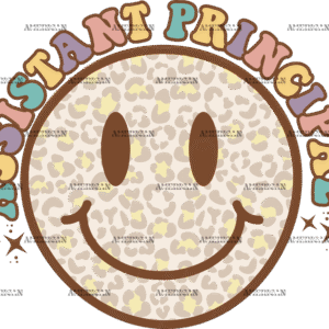 Assistant Principal Smiley DTF Transfer