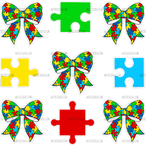 Autism Awareness-9 DTF Transfer