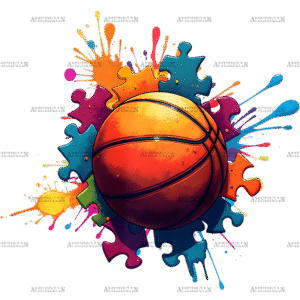 Autism Basketball DTF Transfer
