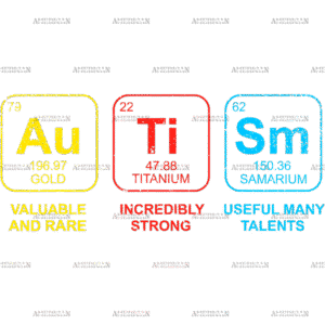 Autism Elements DTF Transfer