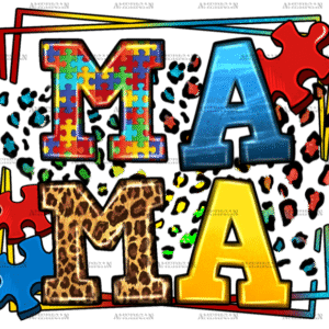 Autism Mama-7 DTF Transfer