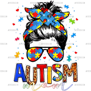 Autism Mom-5 DTF Transfer