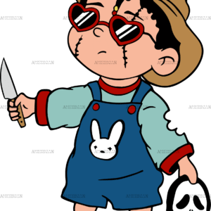 Baby Benito Chucky Bad Bunny Halloween Ghostface Dtf Transfer