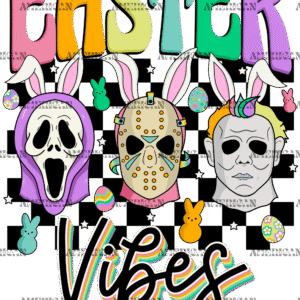 Bad Bunny Easter Vibes DTF Transfer