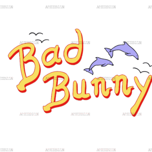 Bad Bunny Fish DTF Transfer