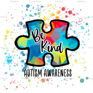 Be Kind Autism DTF Transfer