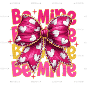 Be Mine Bow-2 DTF Transfer