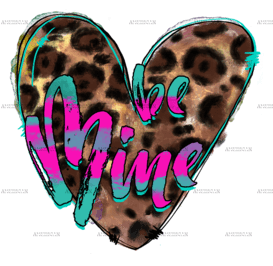 Be Mine Heart-2 DTF Transfer