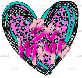 Be Mine Heart-3 DTF Transfer