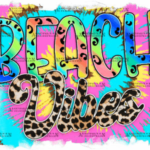 Beach Vibes DTF Transfer