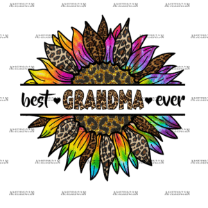 Best Grandma Ever DTF Transfer