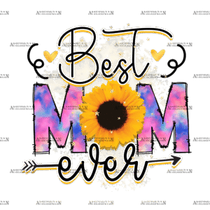 Best Mom Ever Tie Dye DTF Transfer