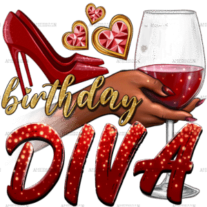 Birthday Diva DTF Transfer