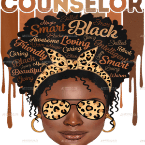 Black Counselor DTF Transfer
