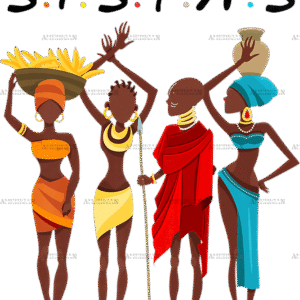 Black Sistas Art DTF Transfer
