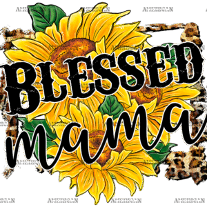Blessed Mama Sunflower DTF Transfer