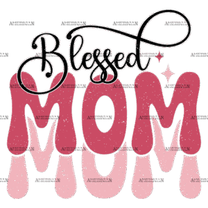Blessed Mom-4 DTF Transfer