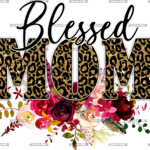Blessed Mom DTF Transfer