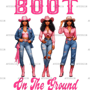 Boot On The Ground DTF Transfer