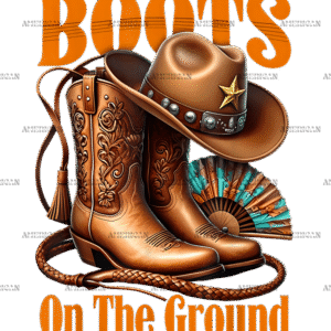 Boots On The Ground-22 DTF Transfer