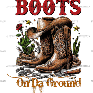 Boots On The Ground-34 DTF Transfer