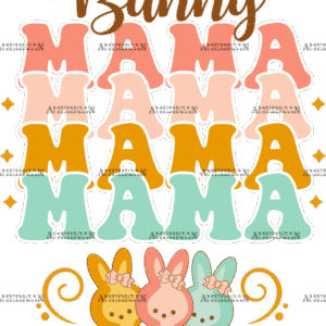 Bunny Mama  DTF Transfer