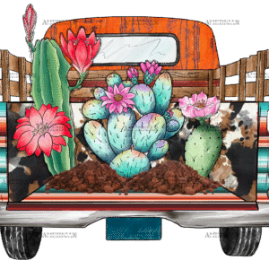 Cactus Truck DTF Transfer