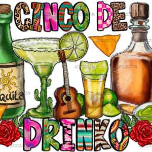 Cinco De Drinko-1 DTF Transfer
