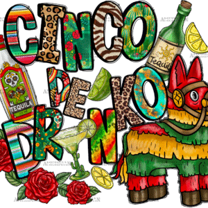 Cinco De Drinko-2 DTF Transfer