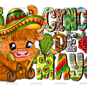 Cinco De Mayo Heifers-1 DTF Transfer