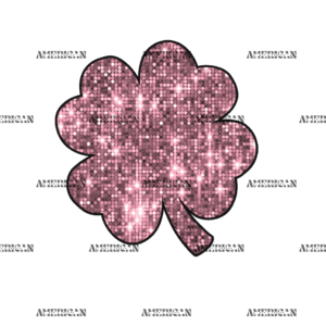 Clover Leaf Rosegold DTF Transfer