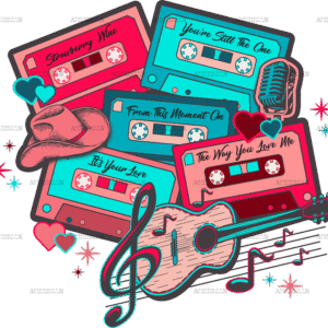 Country Love Tapes DTF Transfer