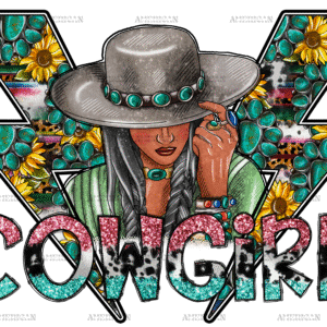 Cowgirl Hat DTF Transfer