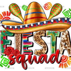 Fiesta Squad-1 DTF Transfer