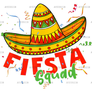 Fiesta Squad-3 DTF Transfer