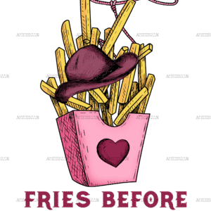 Fries Before Guys Cowboys DTF Transfer