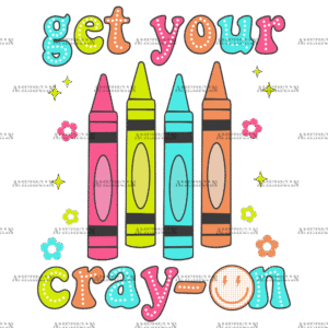 Get Your Cray-On DTF Transfer