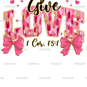 Give Love DTF Transfer