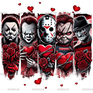 Halloween Valentine-2 DTF Transfer