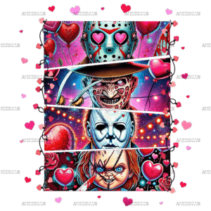 Halloween Valentine-3 DTF Transfer