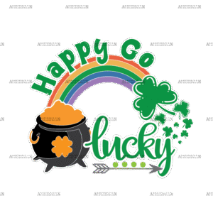 Happy Go Lucky DTF Transfer
