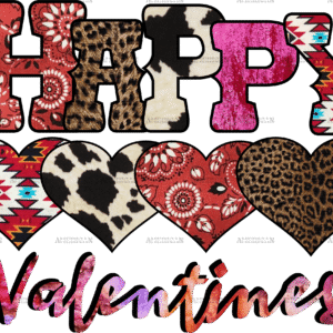 Happy Valentines-1 DTF Transfer