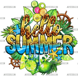 Hello Summer-2 DTF Transfer